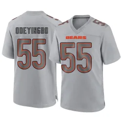 Men's Dayo Odeyingbo Chicago Bears No.55 Game Atmosphere Fashion Jersey - Gray