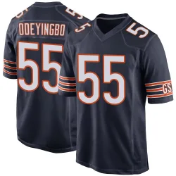 Men's Dayo Odeyingbo Chicago Bears No.55 Game Team Color Jersey - Navy