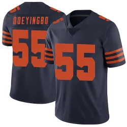 Men's Dayo Odeyingbo Chicago Bears No.55 Limited Alternate Vapor Untouchable Jersey - Navy Blue