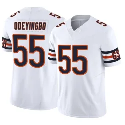 Men's Dayo Odeyingbo Chicago Bears No.55 Limited Vapor F.U.S.E. Jersey - White