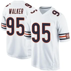 Men's DeMarcus Walker Chicago Bears No.95 Game Jersey - White