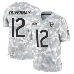 Men's Devin Duvernay Chicago Bears No.12 Limited 2024 Salute to Service Jersey - Arctic Camo