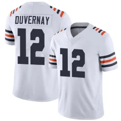 Men's Devin Duvernay Chicago Bears No.12 Limited Alternate Classic Vapor Jersey - White