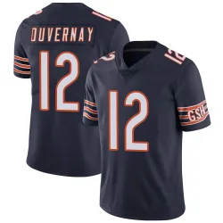 Men's Devin Duvernay Chicago Bears No.12 Limited Team Color Vapor Untouchable Jersey - Navy
