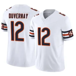 Men's Devin Duvernay Chicago Bears No.12 Limited Vapor F.U.S.E. Jersey - White