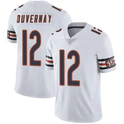 Men's Devin Duvernay Chicago Bears No.12 Limited Vapor Untouchable Jersey - White