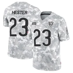 Men's Devin Hester Chicago Bears No.23 Limited 2024 Salute to Service Jersey - Arctic Camo