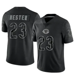 Men's Devin Hester Chicago Bears No.23 Limited Reflective Jersey - Black