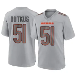 Men's Dick Butkus Chicago Bears No.51 Game Atmosphere Fashion Jersey - Gray