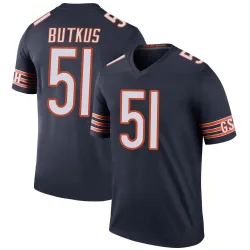 Men's Dick Butkus Chicago Bears No.51 Legend Color Rush Jersey - Navy