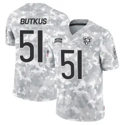 Men's Dick Butkus Chicago Bears No.51 Limited 2024 Salute to Service Jersey - Arctic Camo