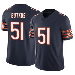 Men's Dick Butkus Chicago Bears No.51 Limited Vapor F.U.S.E. Jersey - Navy