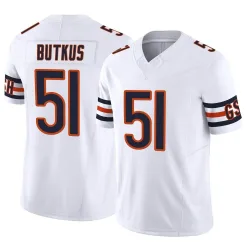 Men's Dick Butkus Chicago Bears No.51 Limited Vapor F.U.S.E. Jersey - White