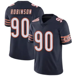 Men's Dominique Robinson Chicago Bears No.90 Limited Team Color Vapor Untouchable Jersey - Navy