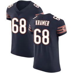Men's Doug Kramer Jr. Chicago Bears No.68 Elite Team Color Vapor Untouchable Jersey - Navy