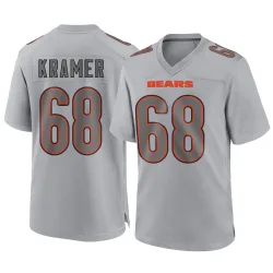 Men's Doug Kramer Jr. Chicago Bears No.68 Game Atmosphere Fashion Jersey - Gray