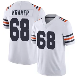 Men's Doug Kramer Jr. Chicago Bears No.68 Limited Alternate Classic Vapor Jersey - White