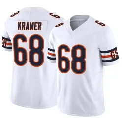 Men's Doug Kramer Jr. Chicago Bears No.68 Limited Vapor F.U.S.E. Jersey - White