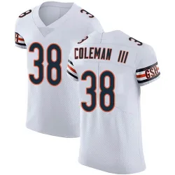 Men's Douglas Coleman III Chicago Bears No.38 Elite Vapor Untouchable Jersey - White