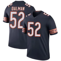Men's Drew Dalman Chicago Bears No.52 Legend Color Rush Jersey - Navy