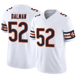 Men's Drew Dalman Chicago Bears No.52 Limited Vapor F.U.S.E. Jersey - White
