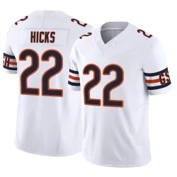 Men's Elijah Hicks Chicago Bears No.22 Limited Vapor F.U.S.E. Jersey - White