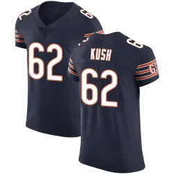 Men's Eric Kush Chicago Bears No.62 Elite Team Color Vapor Untouchable Jersey - Navy