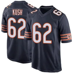 Men's Eric Kush Chicago Bears No.62 Game Team Color Jersey - Navy