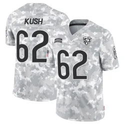 Men's Eric Kush Chicago Bears No.62 Limited 2024 Salute to Service Jersey - Arctic Camo