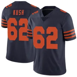 Men's Eric Kush Chicago Bears No.62 Limited Alternate Vapor Untouchable Jersey - Navy Blue