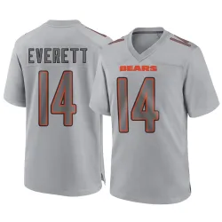 Men's Gerald Everett Chicago Bears No.14 Game Atmosphere Fashion Jersey - Gray