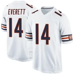 Men's Gerald Everett Chicago Bears No.14 Game Jersey - White