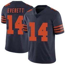 Men's Gerald Everett Chicago Bears No.14 Limited Alternate Vapor Untouchable Jersey - Navy Blue