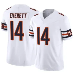 Men's Gerald Everett Chicago Bears No.14 Limited Vapor F.U.S.E. Jersey - White