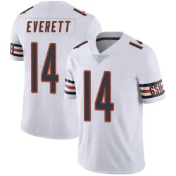 Men's Gerald Everett Chicago Bears No.14 Limited Vapor Untouchable Jersey - White