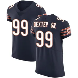 Men's Gervon Dexter Sr. Chicago Bears No.99 Elite Team Color Vapor Untouchable Jersey - Navy