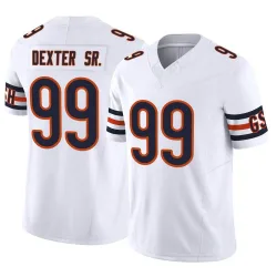 Men's Gervon Dexter Sr. Chicago Bears No.99 Limited Vapor F.U.S.E. Jersey - White