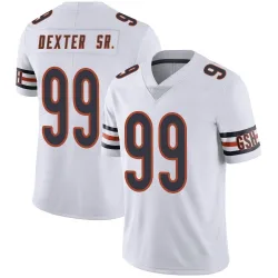 Men's Gervon Dexter Sr. Chicago Bears No.99 Limited Vapor Untouchable Jersey - White