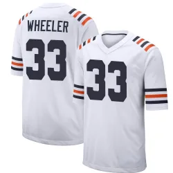 Men's Ian Wheeler Chicago Bears No.33 Game Alternate Classic Jersey - White