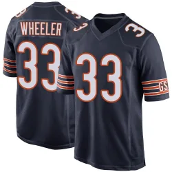 Men's Ian Wheeler Chicago Bears No.33 Game Team Color Jersey - Navy