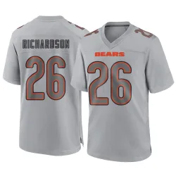 Men's JP Richardson Chicago Bears No.26 Game Atmosphere Fashion Jersey - Gray
