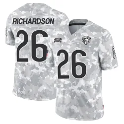 Men's JP Richardson Chicago Bears No.26 Limited 2024 Salute to Service Jersey - Arctic Camo