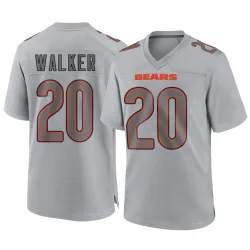 Men's Jahdae Walker Chicago Bears No.20 Game Atmosphere Fashion Jersey - Gray