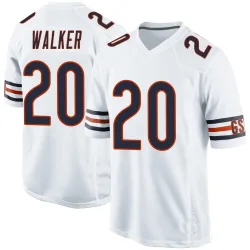 Men's Jahdae Walker Chicago Bears No.20 Game Jersey - White