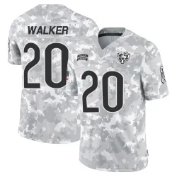 Men's Jahdae Walker Chicago Bears No.20 Limited 2024 Salute to Service Jersey - Arctic Camo