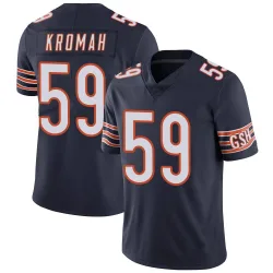 Men's Jamree Kromah Chicago Bears No.59 Limited Team Color Vapor Untouchable Jersey - Navy