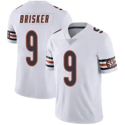 Men's Jaquan Brisker Chicago Bears No.9 Limited Vapor Untouchable Jersey - White