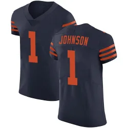 Men's Jaylon Johnson Chicago Bears No.1 Elite Alternate Vapor Untouchable Jersey - Navy Blue