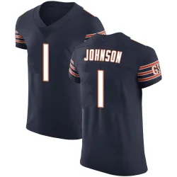 Men's Jaylon Johnson Chicago Bears No.1 Elite Team Color Vapor Untouchable Jersey - Navy