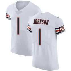 Men's Jaylon Johnson Chicago Bears No.1 Elite Vapor Untouchable Jersey - White
